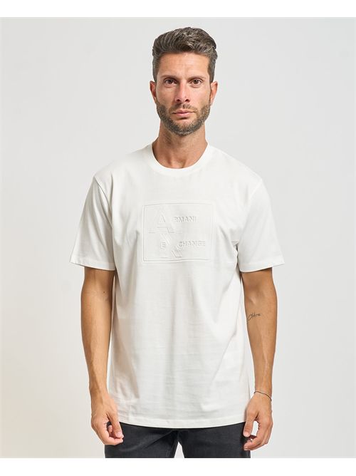 Men's Armani Exchange crew neck T-shirt with logo ARMANI EXCHANGE | XM001454-AF10361U0009